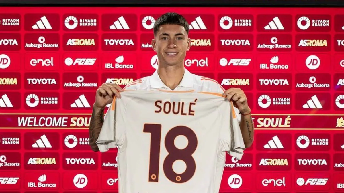 Matias Soulè è un nuovo giocatore della Roma