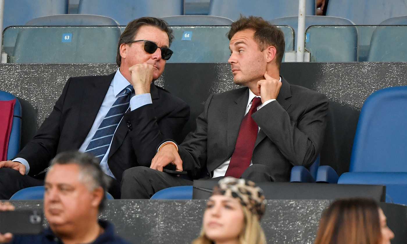 Dan e Ryan Friedkin allo Stadio Olimpico di Roma